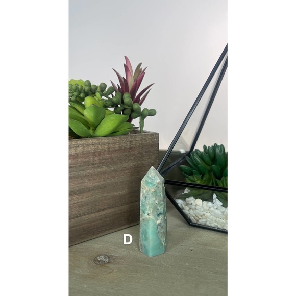 Phantom Fluorite Tower Polished Point Wand - Picture 6 of 10